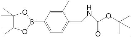 叔丁基(2-甲基-4-(4,4,5,5-四甲基-1,3,2-二氧雜硼烷-2-基)芐基)氨基甲酸酯
